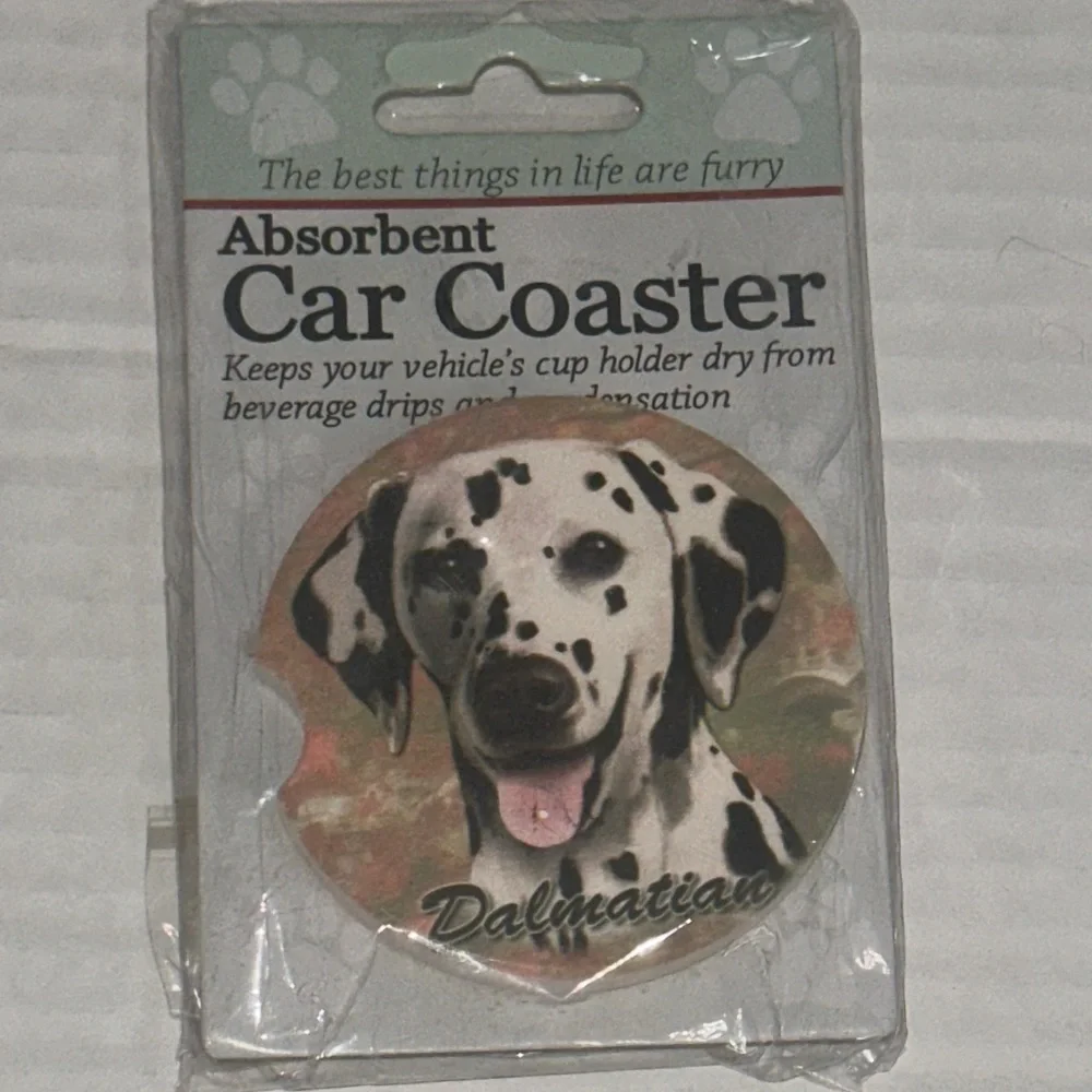 Dalmatian Absorbent Car Coaster